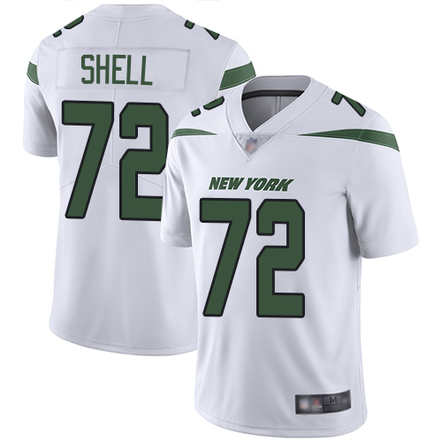 New York Jets Limited White Youth Brandon Shell Road Jersey NFL Football #72 Vapor Untouchable->new york jets->NFL Jersey